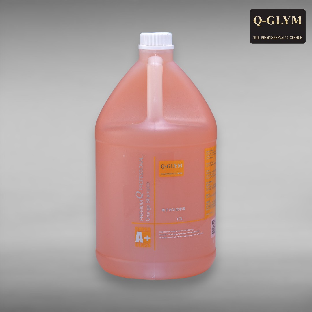 Q-GLYM 橘子泡沫洗車精 1GL 台灣製